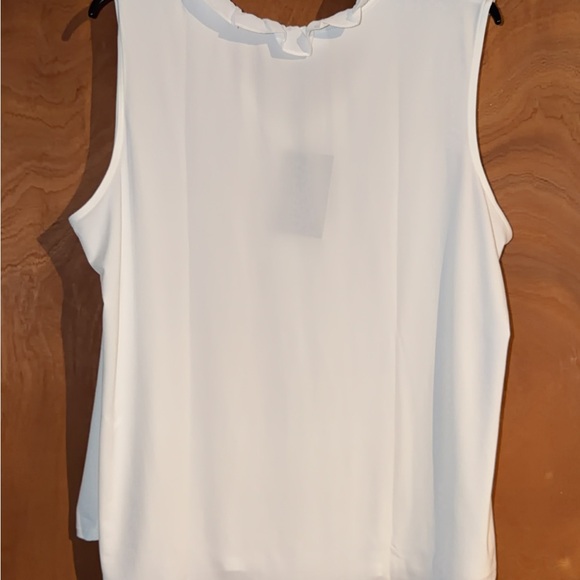 Chic Cream Ruffled Blouse - Picture 4 of 4